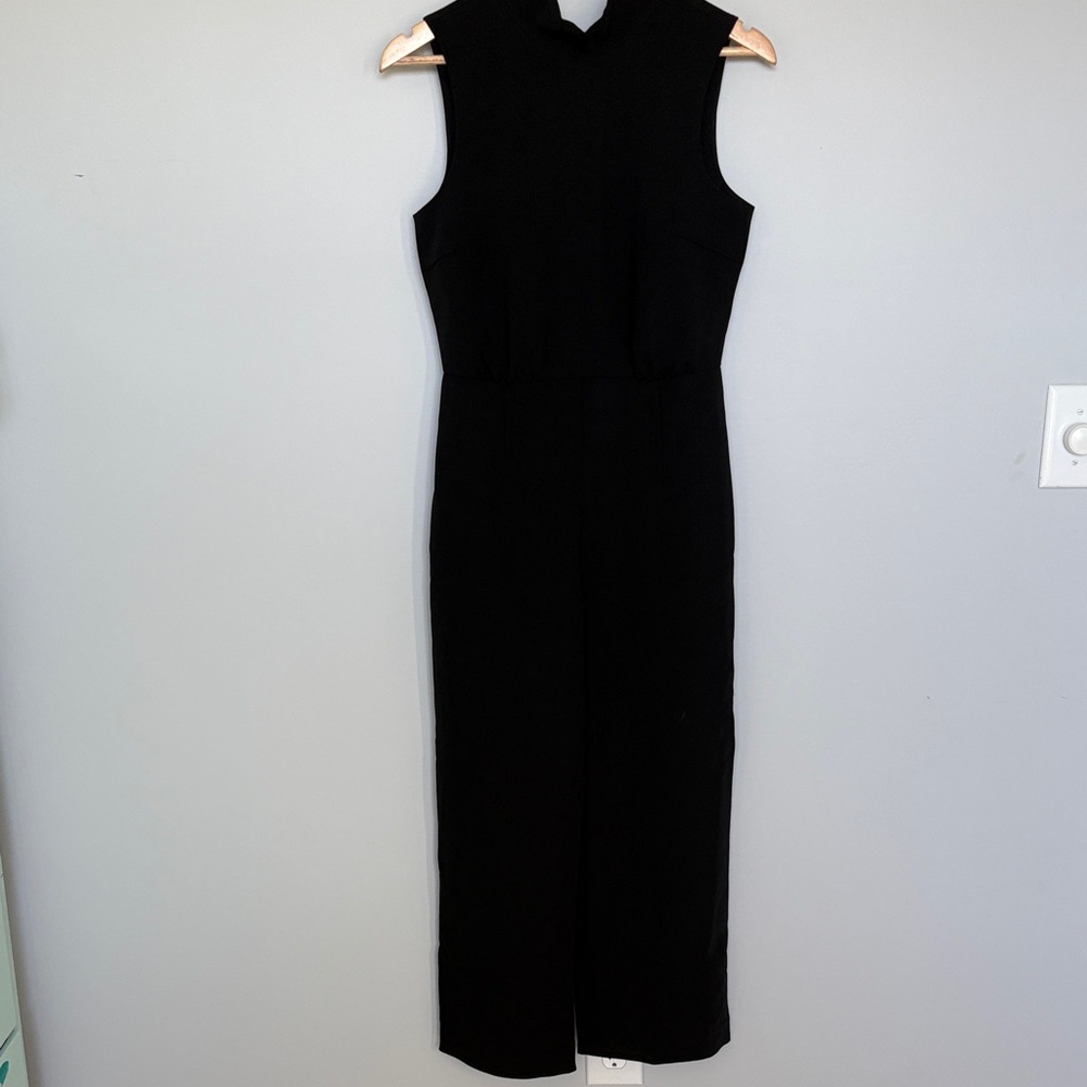 Club Monaco Classic Black Sleeveless Jumpsuit